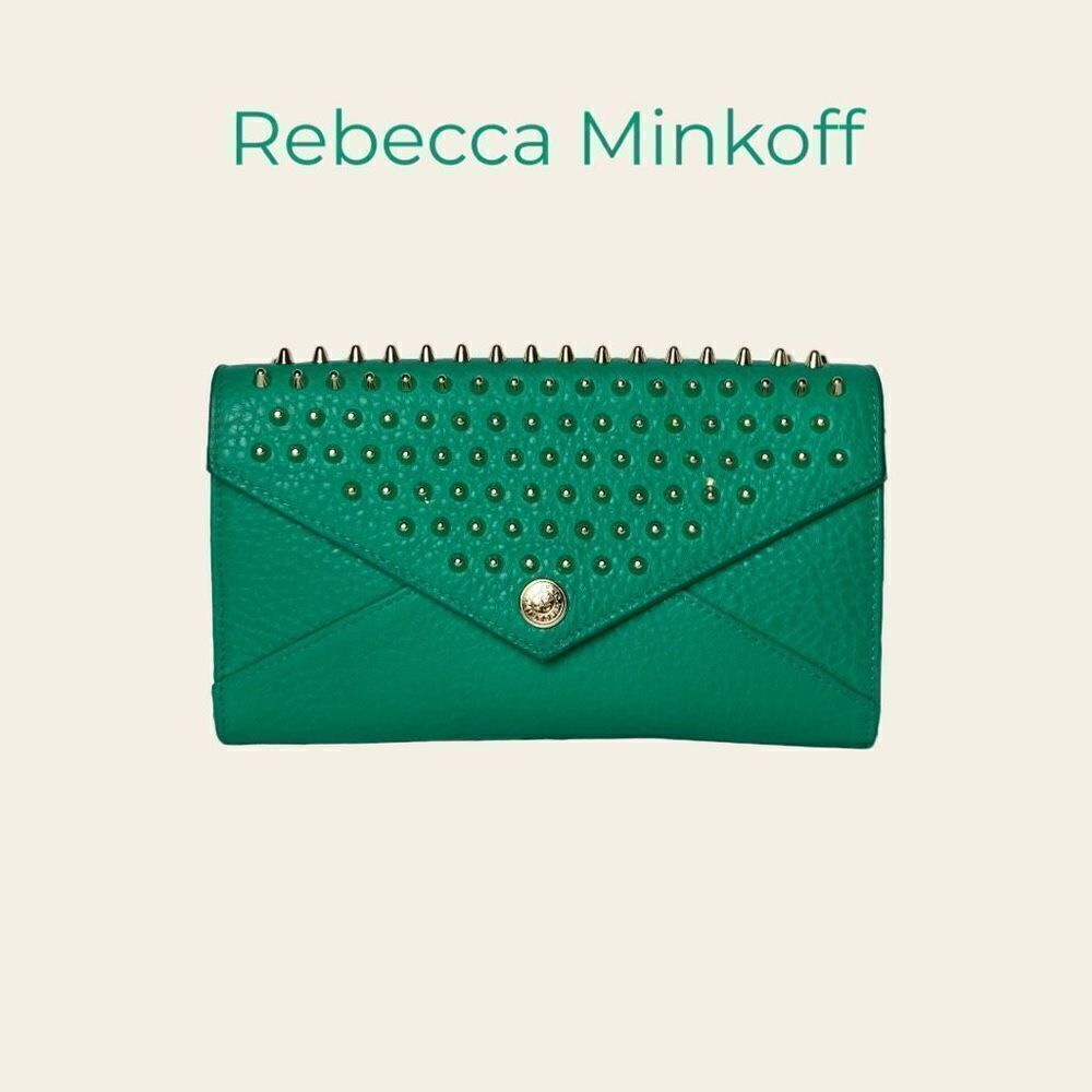 Rebecca Minkoff Green Studded Crossbody Bag